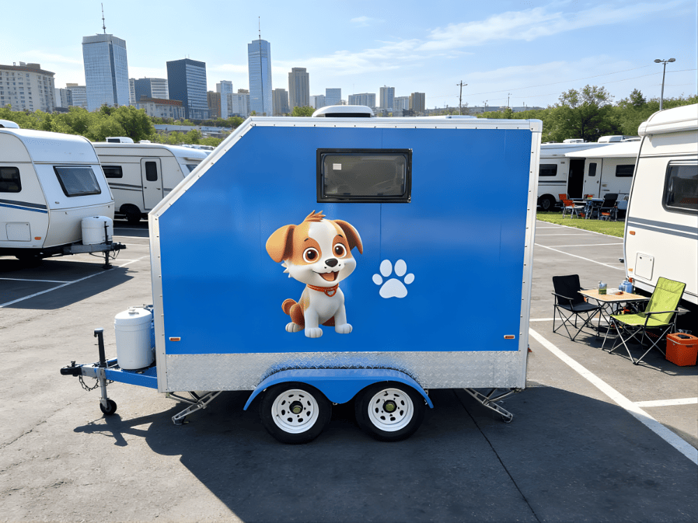 Pet grooming Trailer